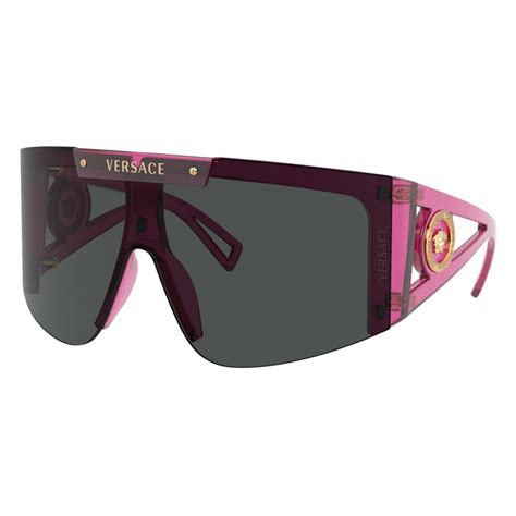 versace pink shield sunglasses|Versace shield sunglasses women.